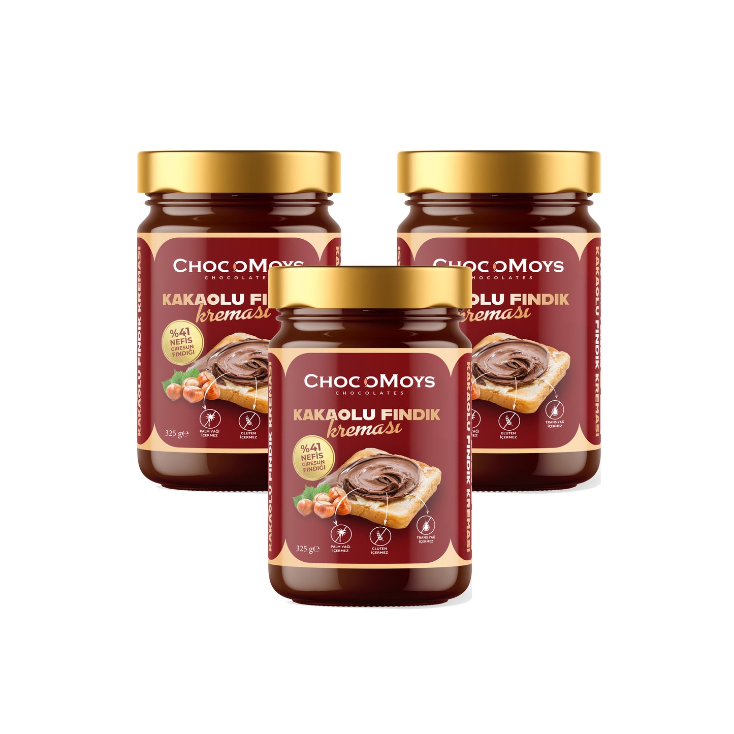 Kakaolu Fındık Kreması | %41 Fındık, 325gr | Yerli Ürün