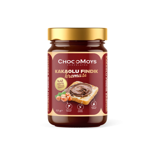 Kakaolu Fındık Kreması | %41 Fındık, 325gr | Yerli Ürün