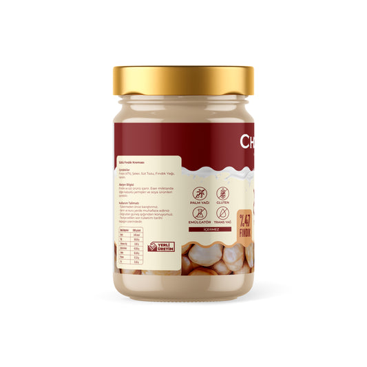 Sütlü Fındık Kreması | %47 Giresun Fındığı 325gr | Yerli Ürün