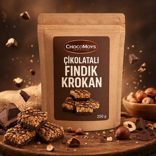 Çikolatalı Fındık Krokan – Giresun Fındıklı (250g)
