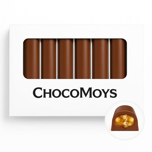 Dolgulu Sütlü Çikolata - Parçacıklı Fındık Kreması | 190gr