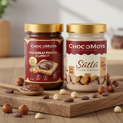 Çifte Lezzet | Kakaolu ve Sütlü Fındık Kreması