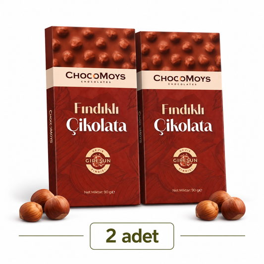 Fındıklı Tablet Çikolata – %40 Kakao, Giresun Fındıklı | 90 g