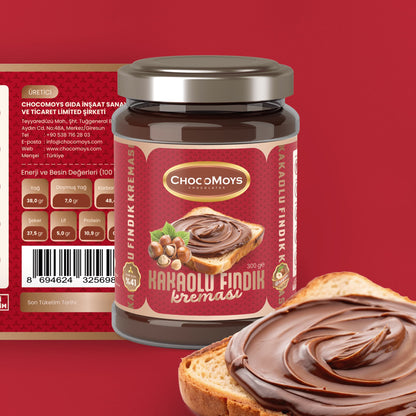 Doğal fındık kreması kahvaltılık kullanım – glutensiz, yüksek fındık oranı
