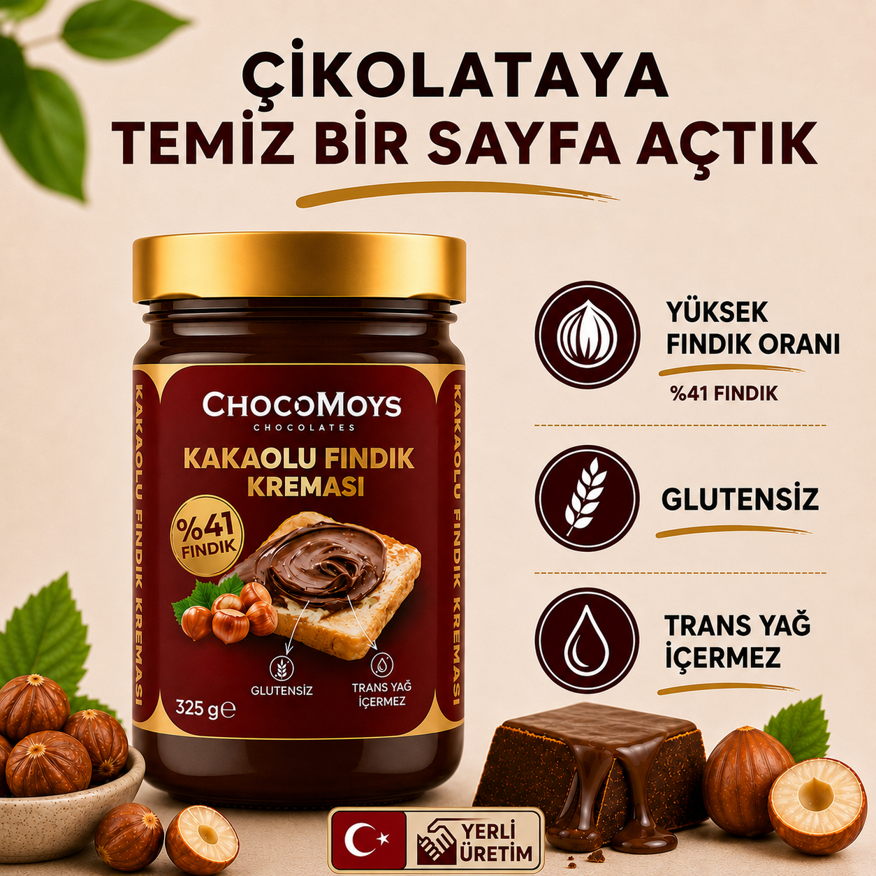 Çifte Lezzet | Kakaolu ve Sütlü Fındık Kreması