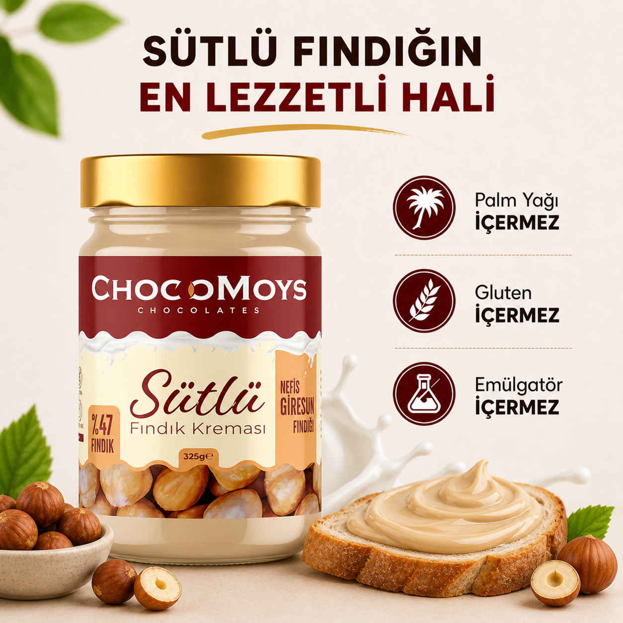 Çifte Lezzet | Kakaolu ve Sütlü Fındık Kreması