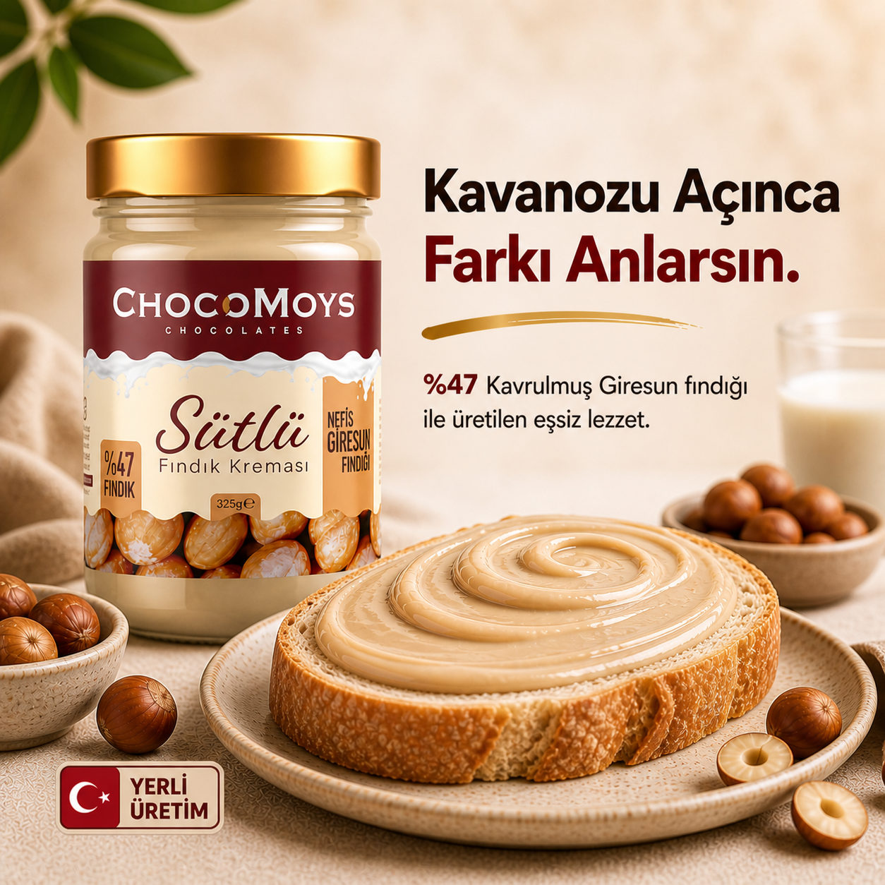 Çifte Lezzet | Kakaolu ve Sütlü Fındık Kreması