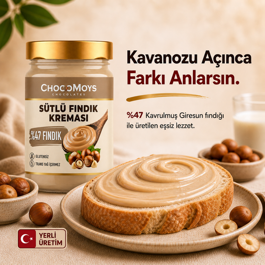 Sütlü Fındık Kreması – %47 Fındık | 325 g